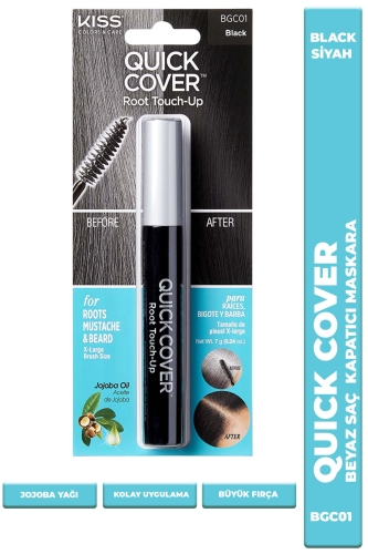 Beyaz Saç Kapatıcısı - Maskara - Siyah - 7g - 1