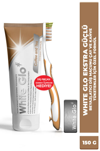 White Glo Extra Güçlü Beyazlatıcı Diş Macunu Çay Kahve Tüketenler İçin Özel Formül 150 G - White Glo