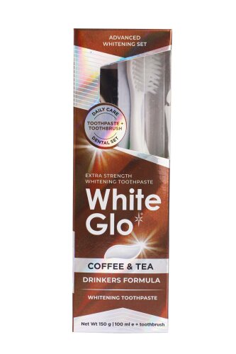 White Glo Extra Güçlü Beyazlatıcı Diş Macunu Çay Kahve Tüketenler İçin Özel Formül 150 G - 2
