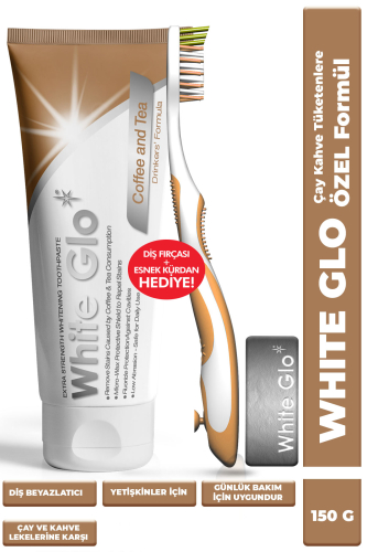 Whıte Glo Çay Kahve Tüketenlere Beyazlatıcı Diş Macunu 150 g - 1