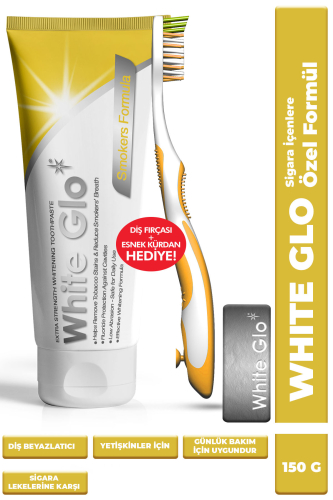 White Glo Sigara Lekeleri İçin Beyazlatıcı Diş Macunu 150 g - White Glo