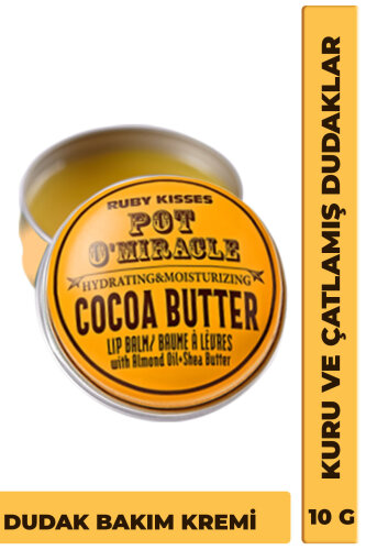 Pot O'Miracle Yoğun Nemlendirici ve Onarıcı Dudak Bakımı Kakao Yağı Özlü 10 G - 2