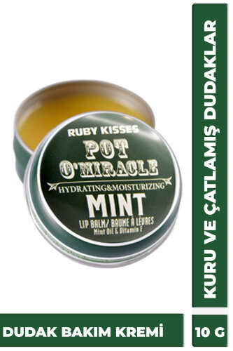 Pot O'Miracle Yoğun Nemlendirici ve Onarıcı Dudak Bakımı Nane Özlü 10 G - 2