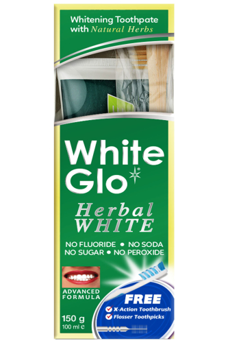 White Glo Bitkisel Beyazlatıcı Diş Macunu - 150g - 2
