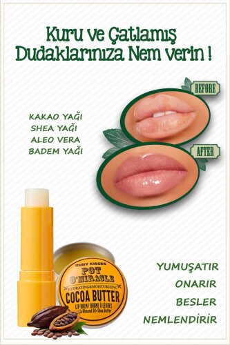 Stix O'Miracle Yoğun Nemlendirici ve Onarıcı Dudak Bakımı Kakao Yağı Özlü 4.5 G - 3