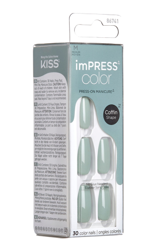 İmpress Color Kendinden Yapışkanlı Takma Tırnak Uzun Yeşil - 3