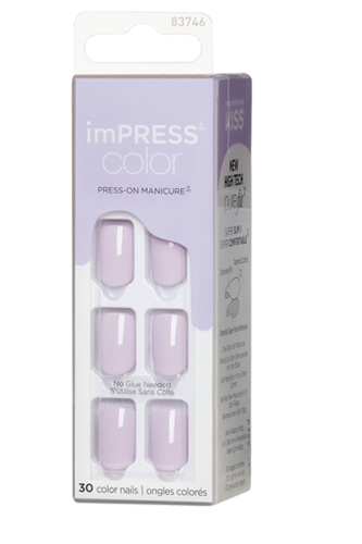 İmpress Color Kendinden Yapışkanlı Takma Tırnak Kısa Lila - 3