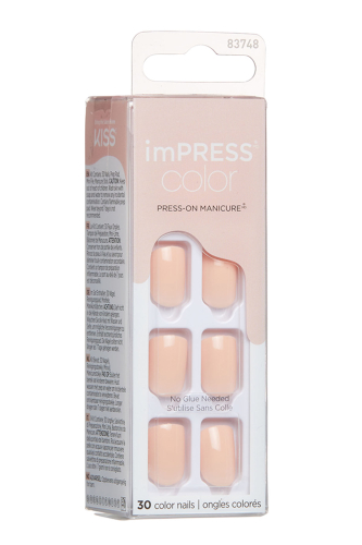 İmpress Color Kendinden Yapışkanlı Takma Tırnak Kısa Nude Ten - 2