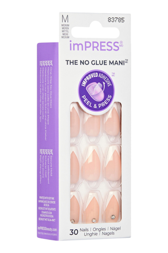 İmpress Kendinden Yapışkanlı Takma Tırnak Uzun Ombre Taşlı - 2