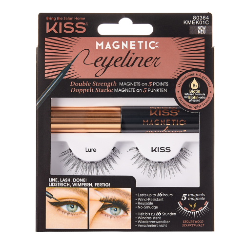Kiss Manyetik Bütün Takma Kirpik Ve Eyeliner Uzun - KISS