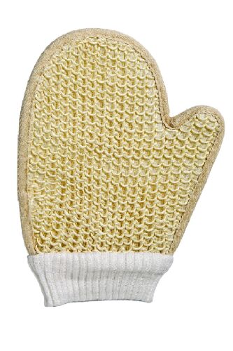 Ny.Beauty Sisal Doğal Banyo Lifi Lastikli Eldiven Kese - 1