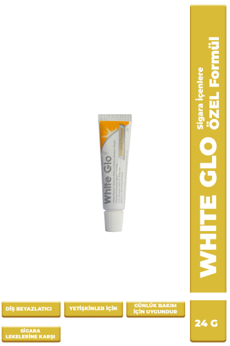 White Glo Sigara İçenlere Beyazlatıcı Diş Macunu 24 g - 1