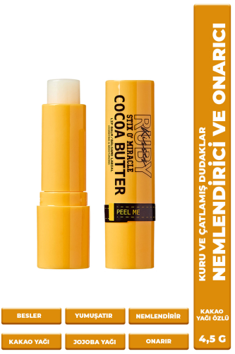 Stix O'Miracle Yoğun Nemlendirici ve Onarıcı Dudak Bakımı Kakao Yağı Özlü 4.5 G - 1