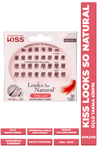 Kiss Tekli Takma Kirpik Extra Kısa - 1