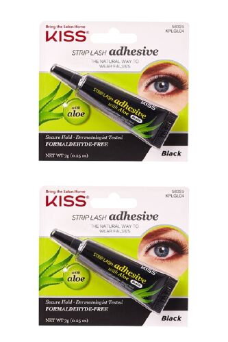 Kiss Bütün Takma Kirpik Yapıştırıcısı Avantajlı Paket X 2 adet Siyah - Kiss