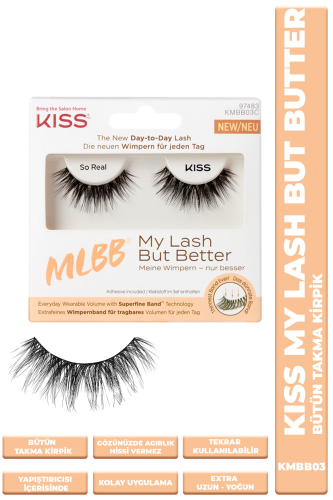 Kiss Bütün Takma Kirpik Extra Uzun Yoğun - KISS