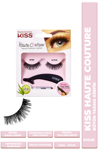 Kiss Bütün Doğal Takma Kirpik %100 İnsan Saçı - 1