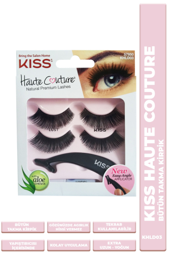 Kiss Bütün Doğal Takma Kirpik 2li %100 İnsan Saçı Extra Yoğun - KISS