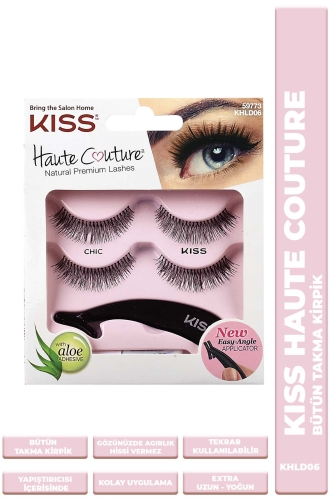 Kiss Bütün Doğal Takma Kirpik 2li %100 İnsan Saçı Yoğun - 2