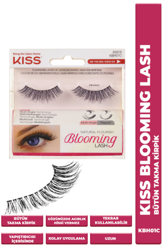Kiss Bütün Takma Kirpik Tekrar Kullanılabilir İnce - Kiss