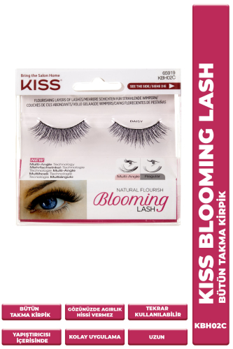 Kiss Bütün Takma Kirpik Tekrar Kullanılabilir İnce - 1