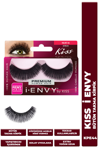 Kiss Bütün Doğal Takma Kirpik %100 İnsan Saçı Extra Uzun Extra Yoğun - 1