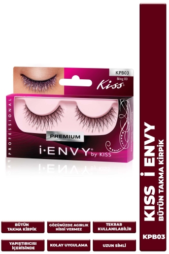 Kiss Bütün Doğal Takma Kirpik %100 İnsan Saçı Extra Uzun Yoğun Simli - Kiss